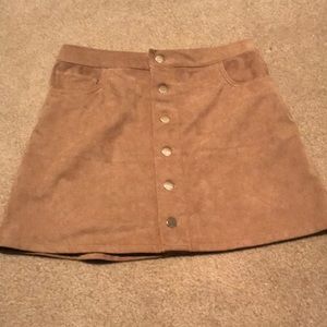Fo suede mini skirt